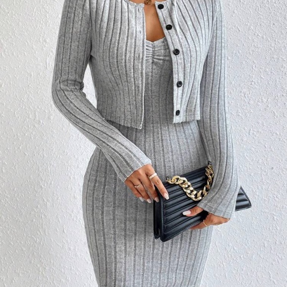 Button Front Jacket & Cami Dress *NEW* - Picture 7 of 8